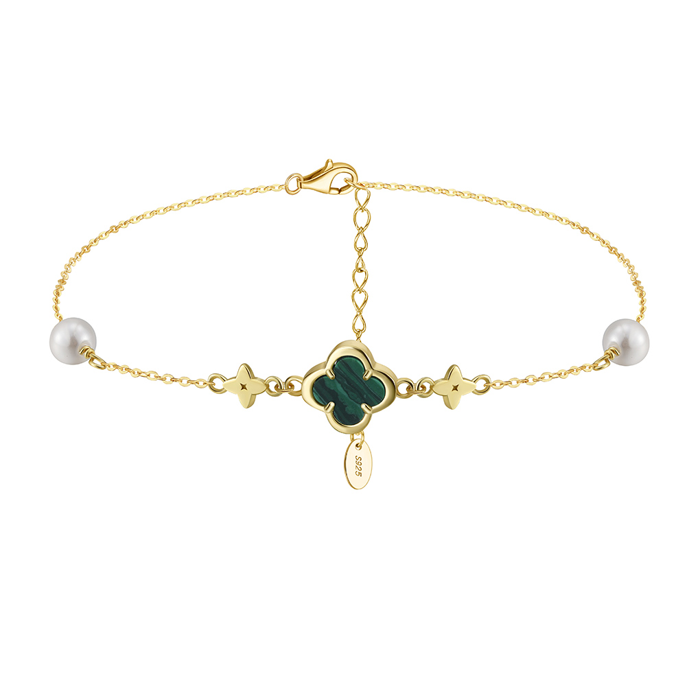 925 Sterling Silver Shell Anklet