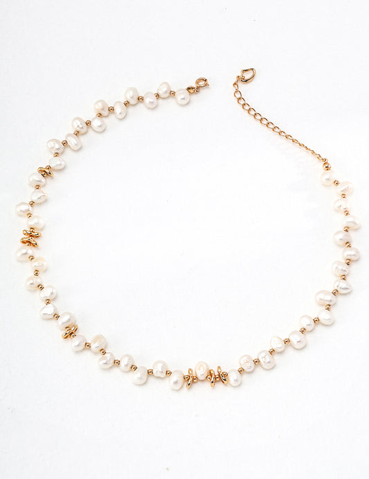 S925 Silver Nature Pearl Necklace