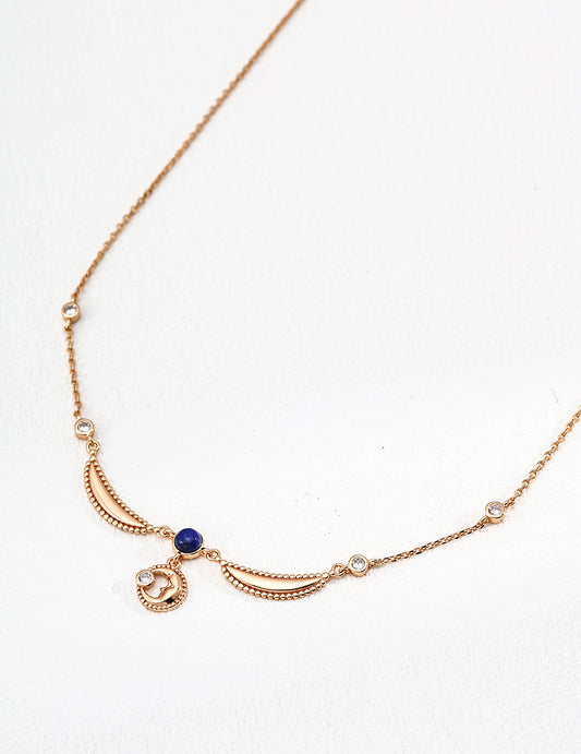 S925 Silver Necklace 18K gold plated