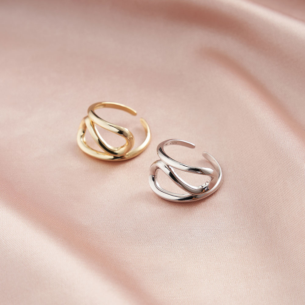 925 Sterling Silver Adjustable Ring