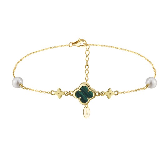 925 Sterling Silver Shell Anklet