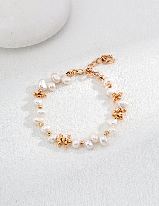 S925 Silver Natural Pearl Bracelet